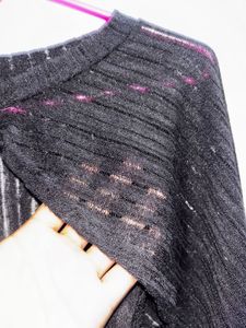 Korean Black Knit Bolero