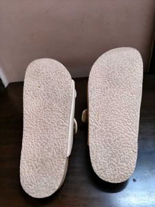 Neeman&#39;s Unisex Cream Strappy Comfy Cork Sandal