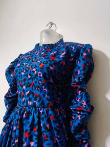 Stylish Animal Print Maxi Dress