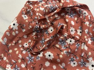 Floral Print Crop Top