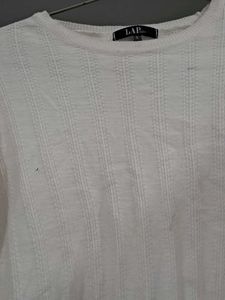 Elegant White Long Sleeve Top