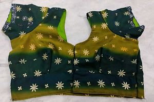 Green color Formal blouse