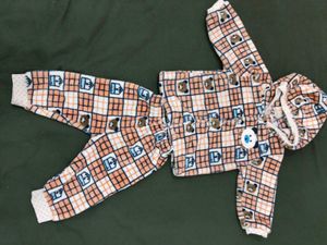 woolen Cute Star and checked Pajama Sets