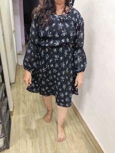Floral Print Midi Dress