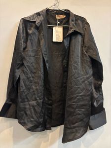 Satin Black Shirt
