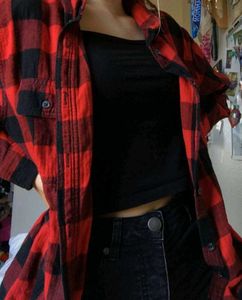 check red & Black shirt