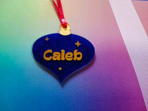 Customised Christmas Tree Ornaments.