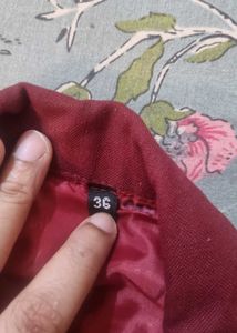 Maroon Color Blazer