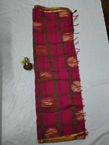 Rose Cotton Silk Sare