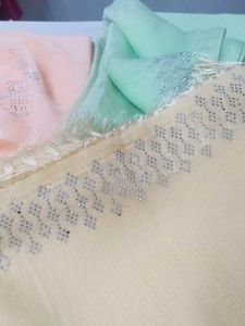 Elegant Scarves, offer price, 3 set sarees only  R