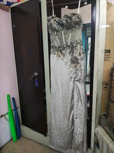 Silver Pop Gown