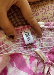 Zara Pink Top New With Tag
