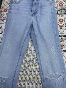 Ripped Light Wash Jeans