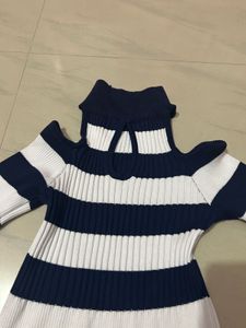 Striped Knit Dress