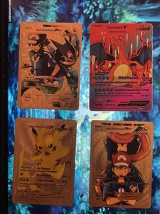Rare Pokemon Gold Cards - Set of 4!
