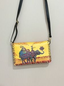 Ethnic Print Clutch