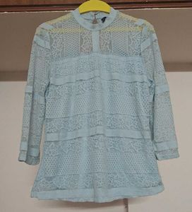 Beautiful Pastel Lace Top