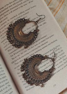 Combo Of Oxidised Jhumka And Chandbaliyan