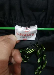 Black Cargo Style Trousers