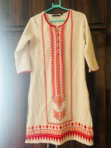 Beautiful Khadi Cotton Kurti For Summers