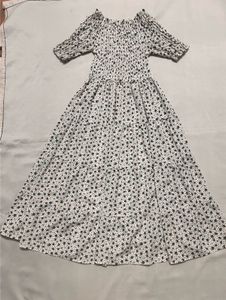 Floral Smocked Midi Dress