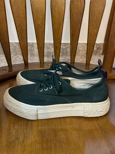 Green Canvas Sneakers