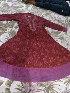 Biba Anarkali Kurta Set