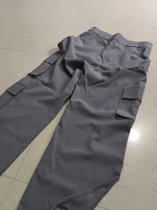 Grey Cargo Pants