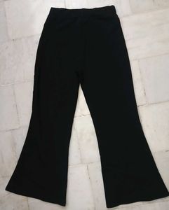 Black bell bottom trouser &amp; pant