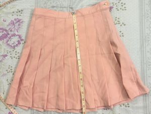 Pinterestry Korean Mini Skirt, Pink Plated Cute