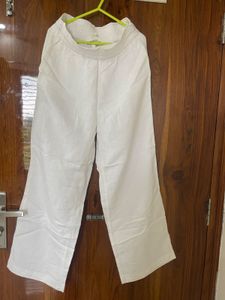 H&M White Wide Leg Pants