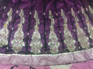 PURPLE&amp;BLACK  DRESS