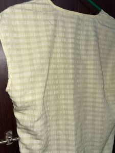 Yellow Twisted Dress