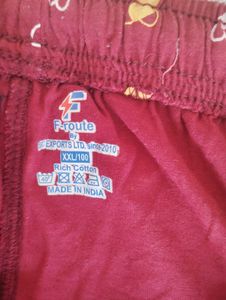 Red Printed Lounge Pants