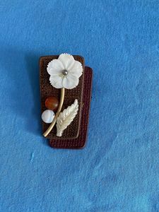 Floral Lapel Pins (Set of 2)