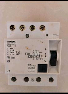 Non Working Siemens RCCB 40Amp