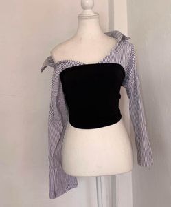 Korean shirt Style Crop Top