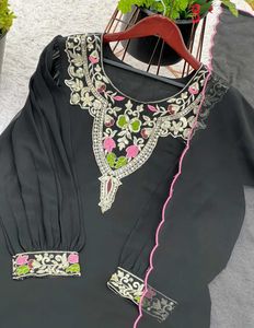 New Standard Siraak Dress full Embroidery work Dre