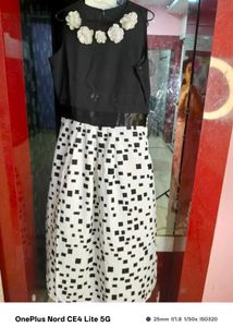 Beautiful Kurti With Flower Work