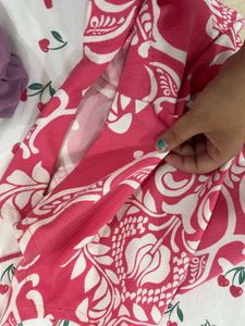 SSS Pink Patterned Dress