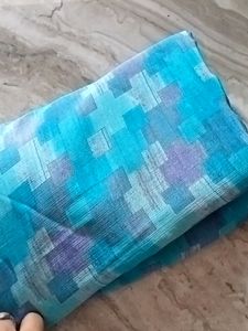 Carpe saree With Stitched Blouse