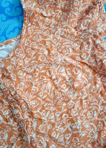 Floral Print Peplum Top