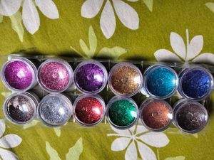 Glitter Powder Set - 12 Colors