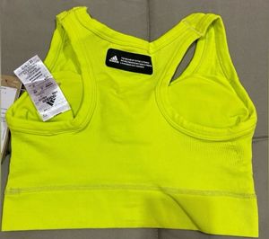 adidasAdidas Lime Green Studio Bra