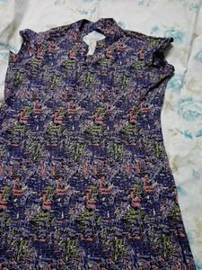 Stylish Up- Down Cotton One Piece Dress