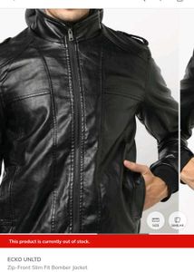 Ecko UNLTD Zip-Front Bomber Jacket
