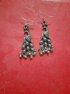 Peacock Drop Earrings