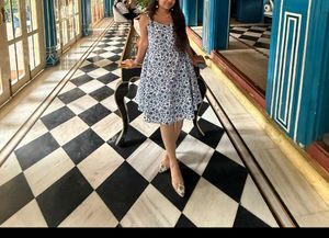 Blue Floral Dress