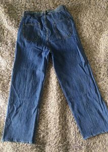 Wide Leg Denim Jeans