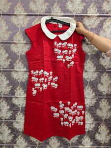 Red Floral Dress
